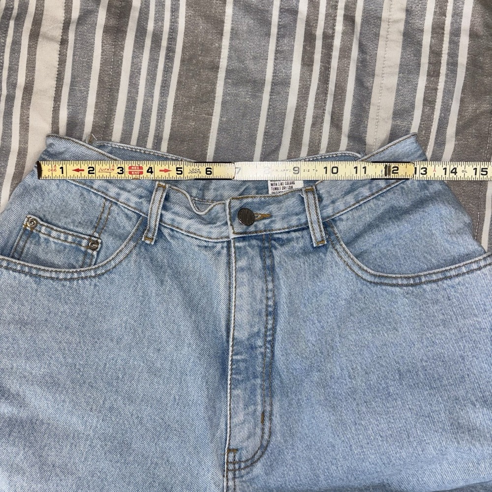 Gitano High Rise High Waisted Light Wash Mom Jean Denim Shorts Size 14 - Picture 8 of 12